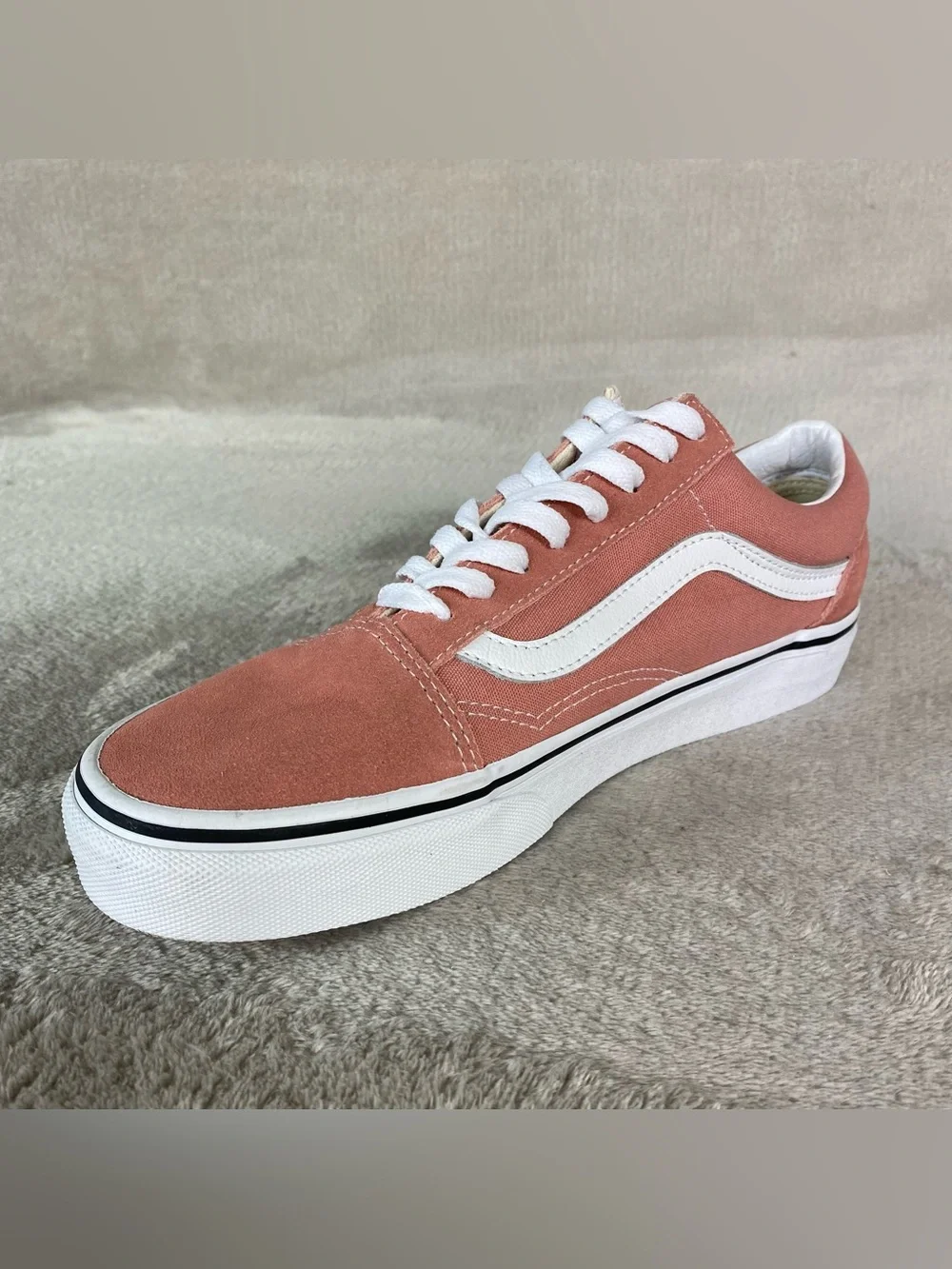 Vans Old Skool Shoes Sneakers Men 7 Women 8.5‎ Rose Pink Canvas NEW